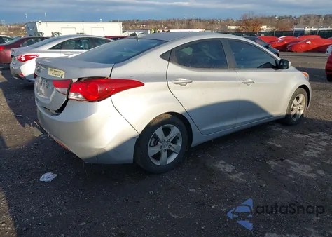 2012 Hyundai Elantra Gls (Ulsan Plant) from USA, damaged, VIN KMHDH4AE1CU288566